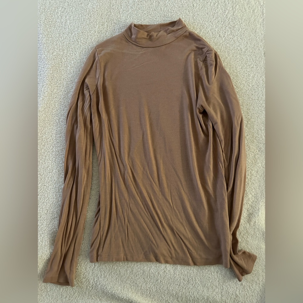 pull&bear pink mock neck